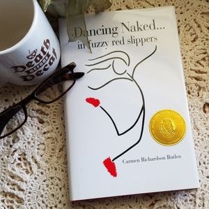 Dancing Naked in fuzzy red slippers signed copy
